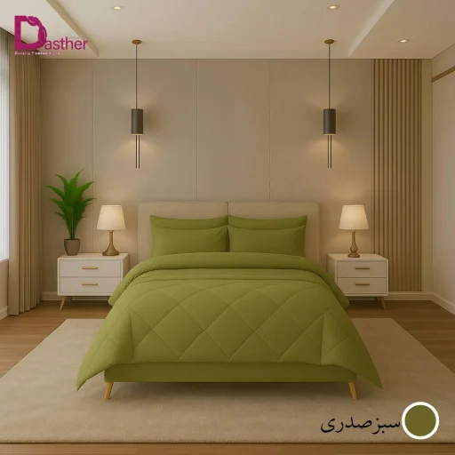 سرویس روتختی ساده دستر سبز صدری